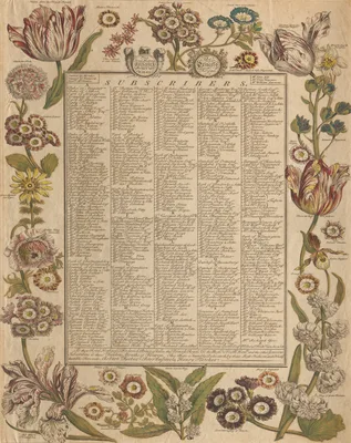 Title Page, from Twelve Months of Flowers — Henry Fletcher
