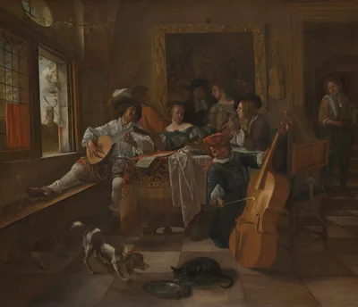 The Family Concert — Jan Steen