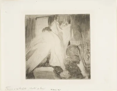 Leaving the Bath — Edgar Degas
