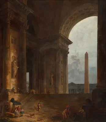 The Obelisk — Hubert Robert