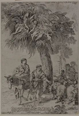 The Flight into Egypt — Giovanni Benedetto Castiglione