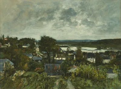 La Touques near Deauville — Eugène Louis Boudin