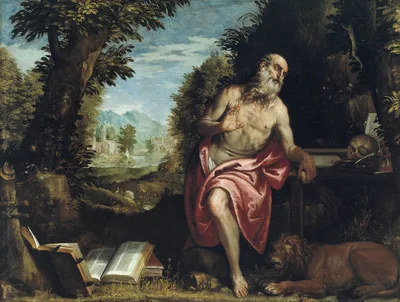Saint Jerome in the Wilderness — Workshop of Paolo Veronese