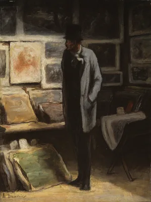 The Print Collector — Honoré Daumier