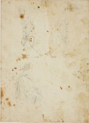 Studies of Male Figures — Giovanni Paolo Panini