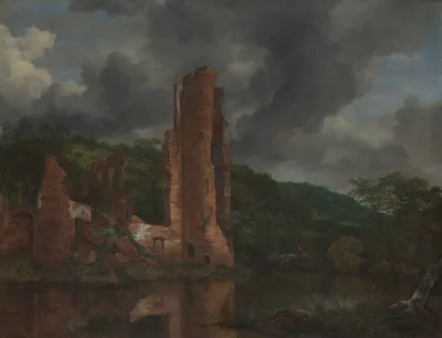 Landscape with the Ruins of the Castle of Egmond — Jacob van Ruisdael