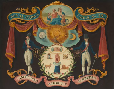 Emblems for Royal Crown Lodge No. 22 — Artist unknown