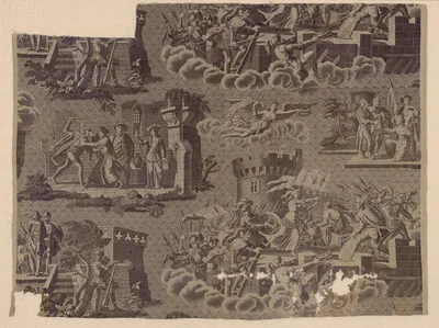 Jeanne d'Arc (Joan of Arc)(Furnishing Fabric) — François Fleury-Richard