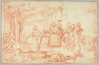 Bacchanal — Claude Gillot