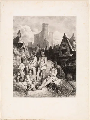 A Group of Austrian Guards — Gustave Doré