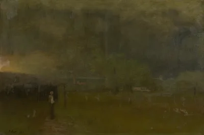 Threatening — George Inness
