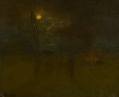 The Moon at Night — George Inness