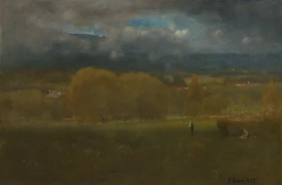 Sunlit Valley — George Inness