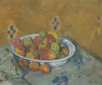 The Plate of Apples — Paul Cézanne