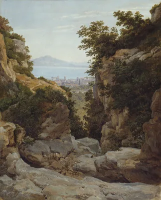 Italian Landscape — Heinrich Reinhold