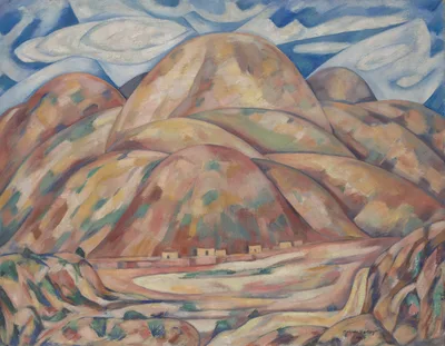 Landscape No. 3, Cash Entry Mines, New Mexico — Marsden Hartley