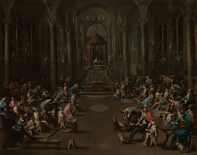 The Synagogue — Alessandro Magnasco