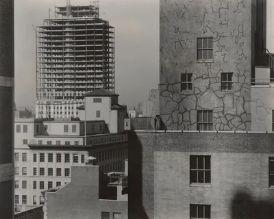 From My Window at An American Place, Southwest — Alfred Stieglitz