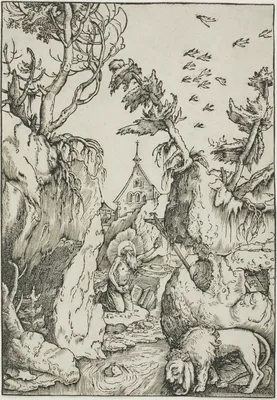 Saint Jerome in the Wilderness — Hans Baldung Grien