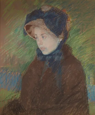 Susan in a Straw Bonnet — Mary Cassatt
