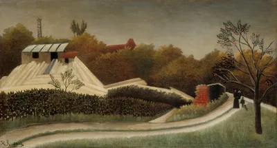 Sawmill, Outskirts of Paris — Henri Rousseau