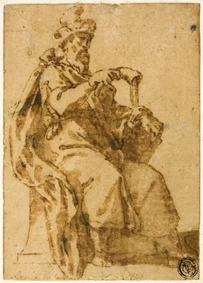 Samuel Enthroned — Cesare Nebbia
