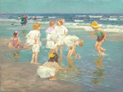 A Holiday — Edward Henry Potthast