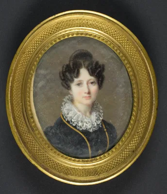 Portrait of Mlle Bouquet — Louis-François Aubry