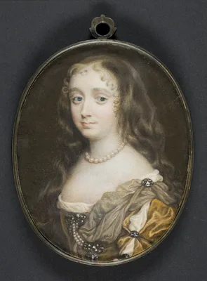 Portrait of Frances Theresa, Duchess of Richmond (1648-1702) — Richard Gibson