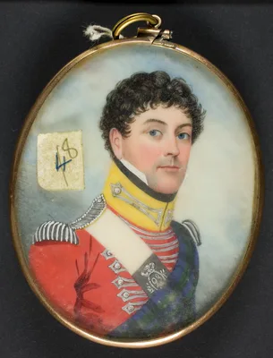 Portrait of Lieutenant Honable Richard Serle — Frederick Buck