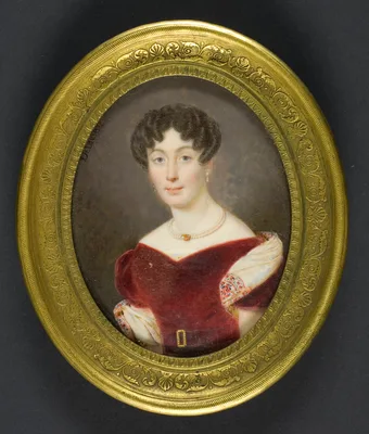 Portrait of Countess de Crovet — Jean Edme Pascal Martin Delacluze