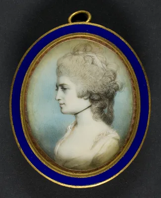 Portrait of Miss Braddon — George Engleheart