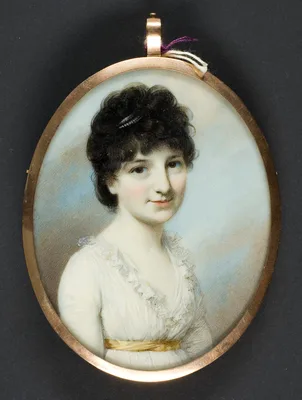 Portrait of Charlotte Viscountess Chetwynd — George Engleheart