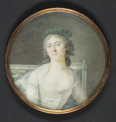 Portrait of Mlle de Saint-Ange — Jérôme-Martin Langlois