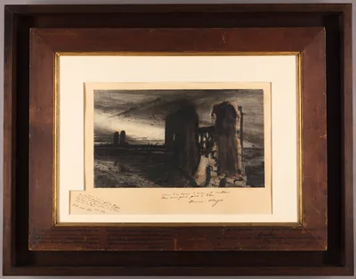Landscape with Two Ruined Castles — Homme océan
