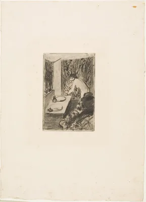 The Little Dressing Room — Edgar Degas