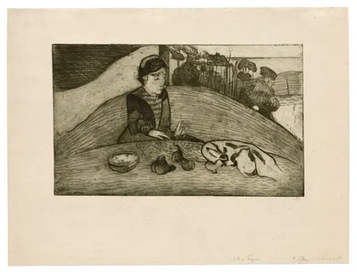 The Woman with Figs — Paul Gauguin
