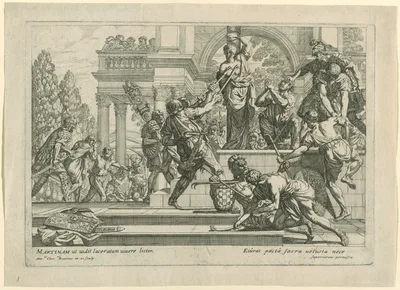 Martyrdom of Saint Martina — Antonio Gherardi