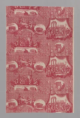 Le Romain (The Roman) (Furnishing Fabric) — Jean-Baptiste Huet