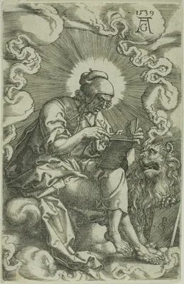 St. Mark, from The Four Evangelists — Heinrich Aldegrever