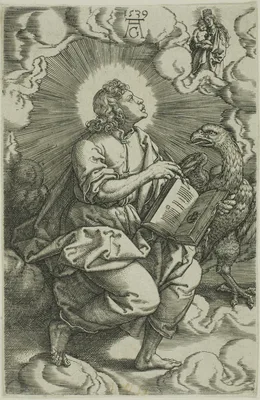 St. John, from The Four Evangelists — Heinrich Aldegrever