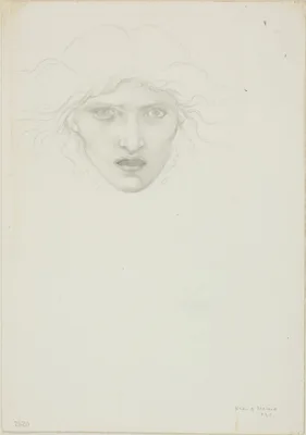 Study for Rondanini Medusa — Edward Burne-Jones