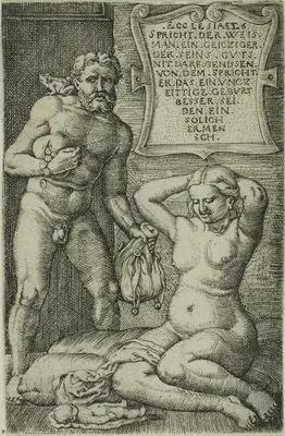 The Miser and the Miscarriage — Barthel Beham