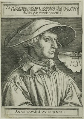 Heinrich Aldegrever, Aged 28 — Heinrich Aldegrever