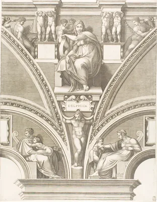 The Delphic Sibyl — Giorgio Ghisi