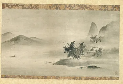 Ink Landscape — Kanō Motonobu