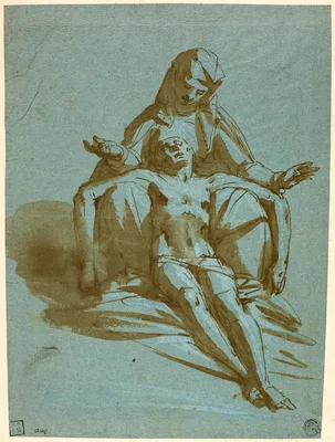 Pietà — Luca Cambiaso