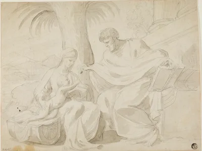 Holy Family — Eustache Le Sueur