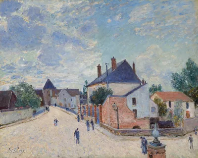 Street in Moret — Alfred Sisley