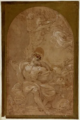 Study for Saint Jerome — Ludovico Carracci